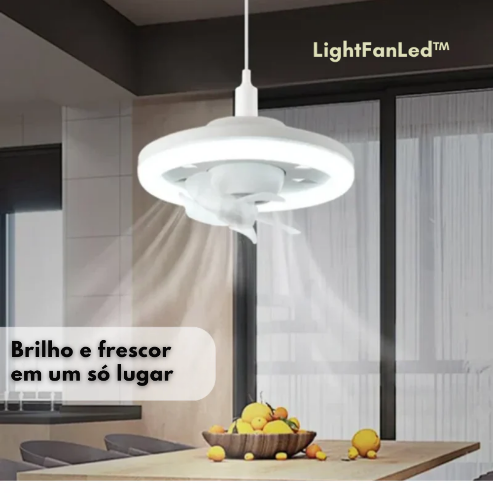 LightFanLed™ | Candeeiro Led e Ventoinha