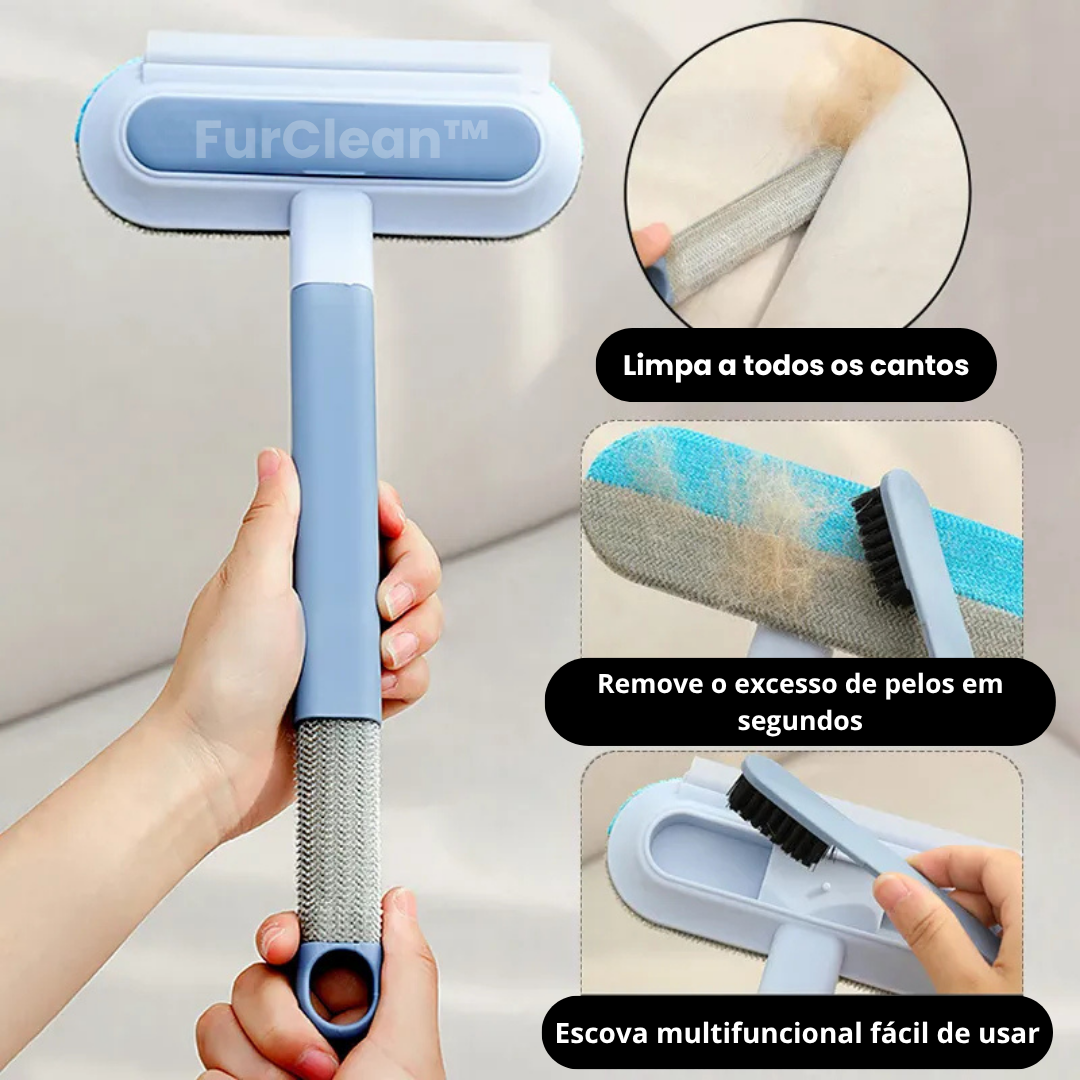 FurClean™ | Escova 3 em 1 Recolhe-Pelos
