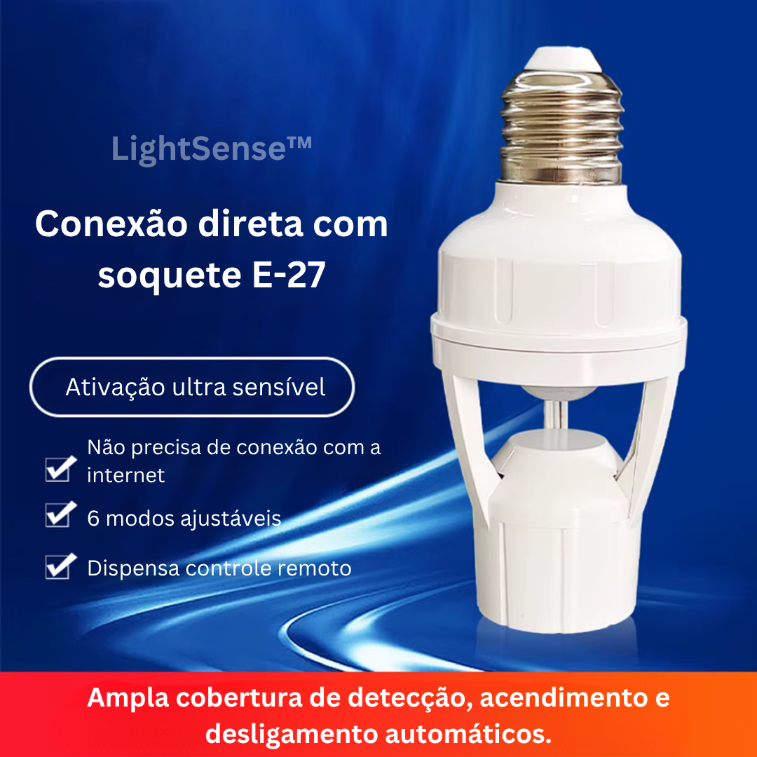 LightSense™ | Casquilho com Sensor de Movimento