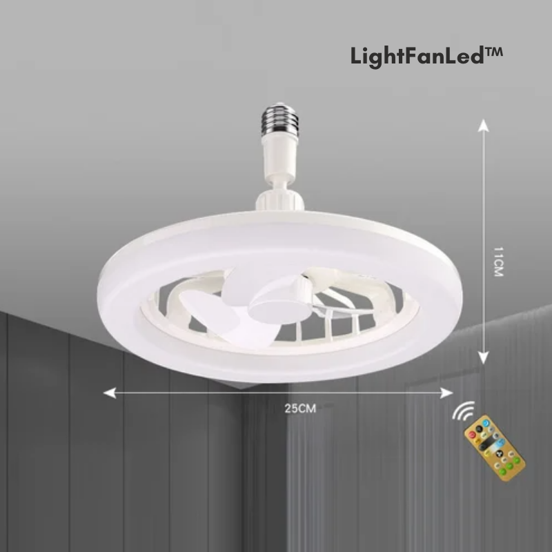 LightFanLed™ | Candeeiro Led e Ventoinha
