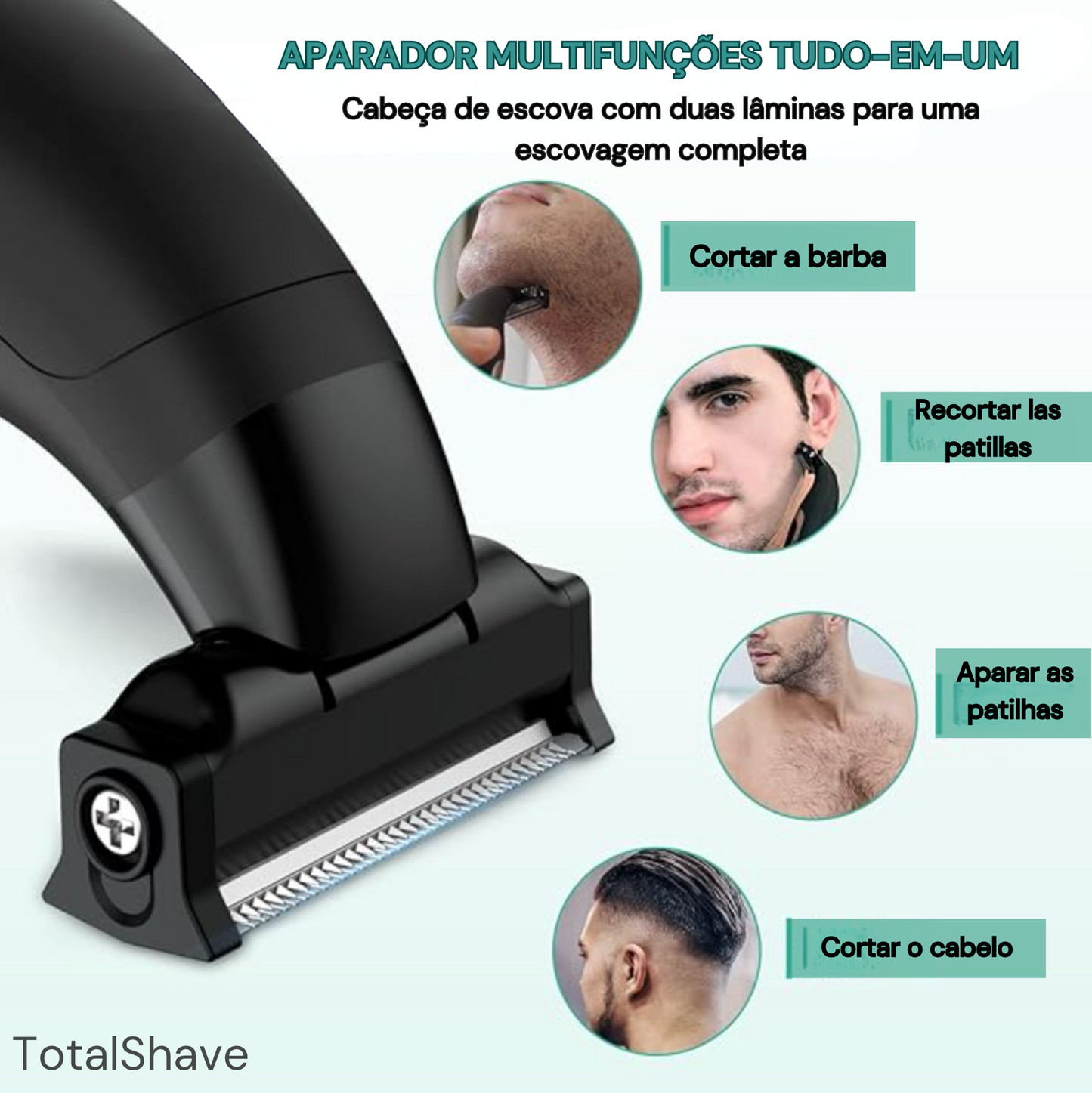 TotalShave | Máquina de Barbear Elétrica
