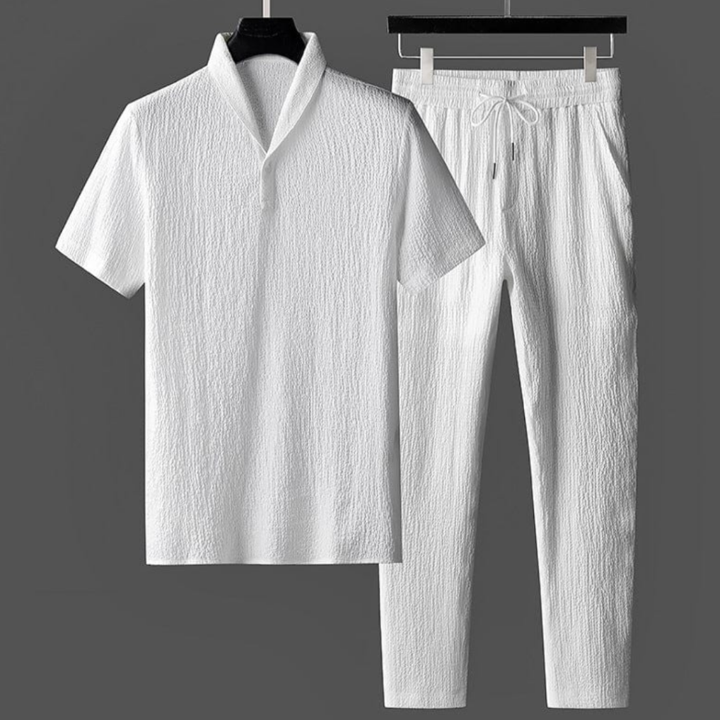 LINOVA | CONJUNTO DE LINHO RESPIRÁVEL PARA HOMEM