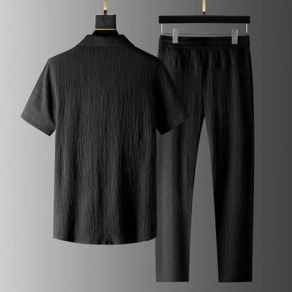 LINOVA | CONJUNTO DE LINHO RESPIRÁVEL PARA HOMEM