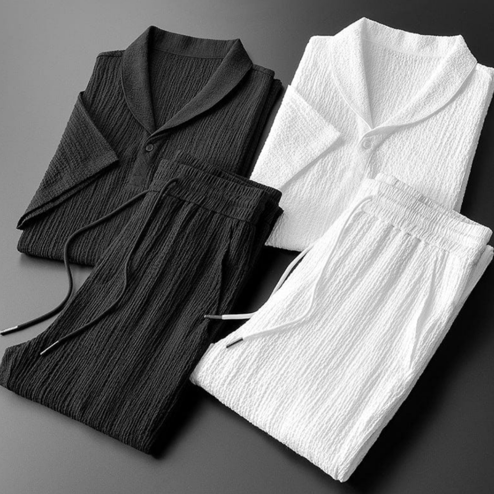 LINOVA | CONJUNTO DE LINHO RESPIRÁVEL PARA HOMEM