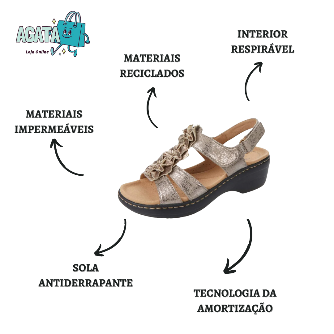 Elsa™ | Sandálias ortopédicas para mulher