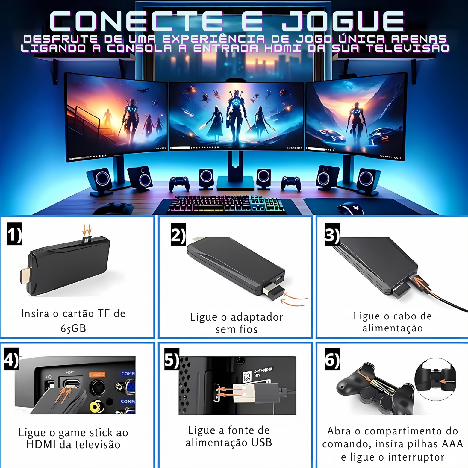 GameStick: Consola Retro com 20.000 Jogos