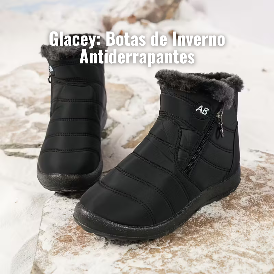Glacey: Botas de Inverno Antiderrapantes