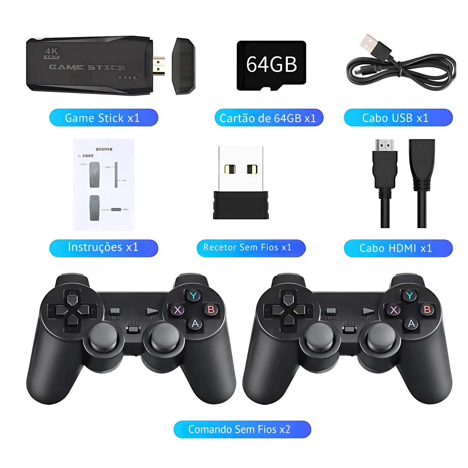 GameStick: Consola Retro com 20.000 Jogos