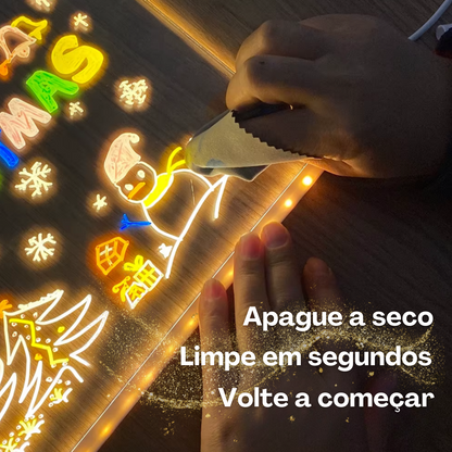 LumiBoard: Quadro de luz artística