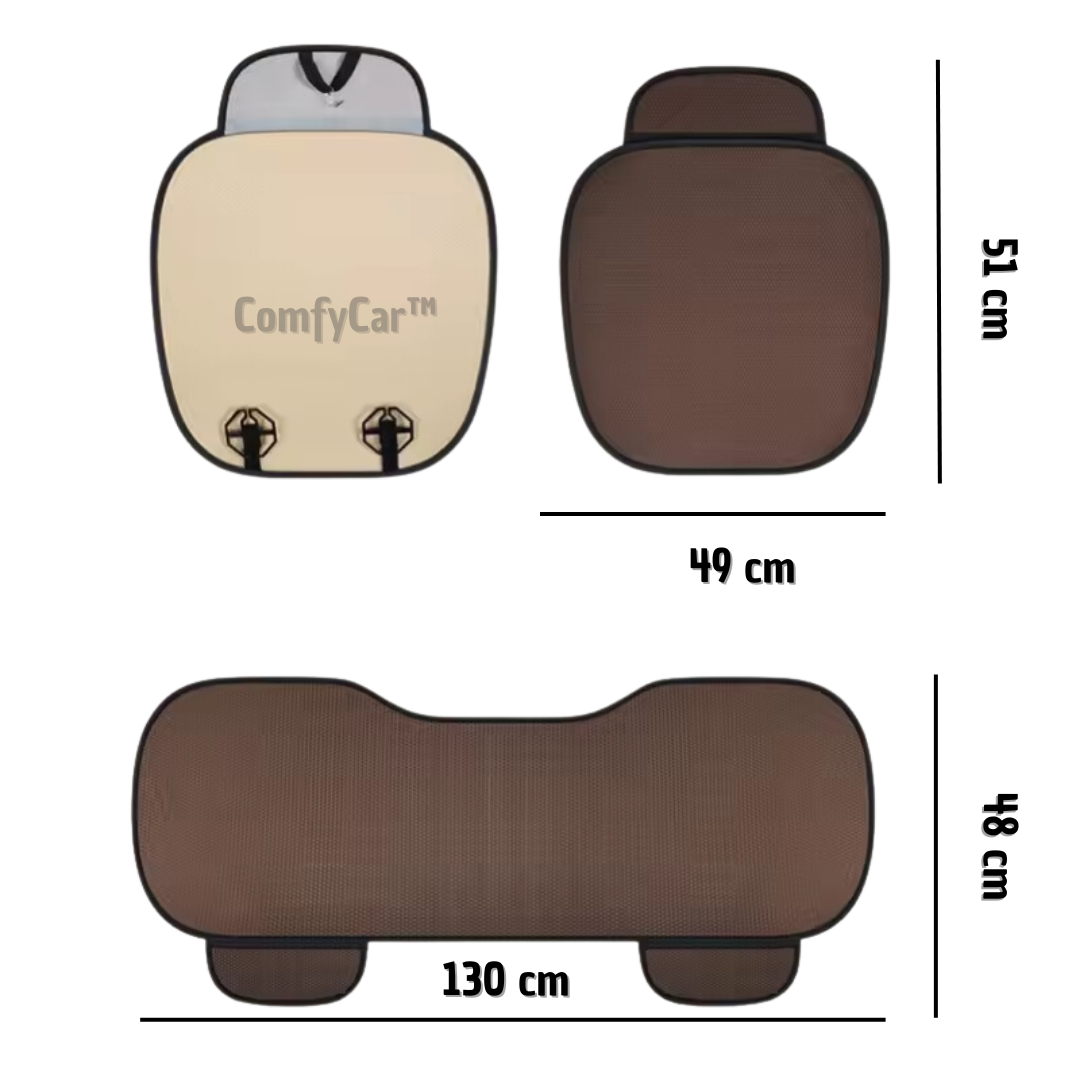 Comfycar| Conjunto de Capas refrescantes para Bancos de Carro