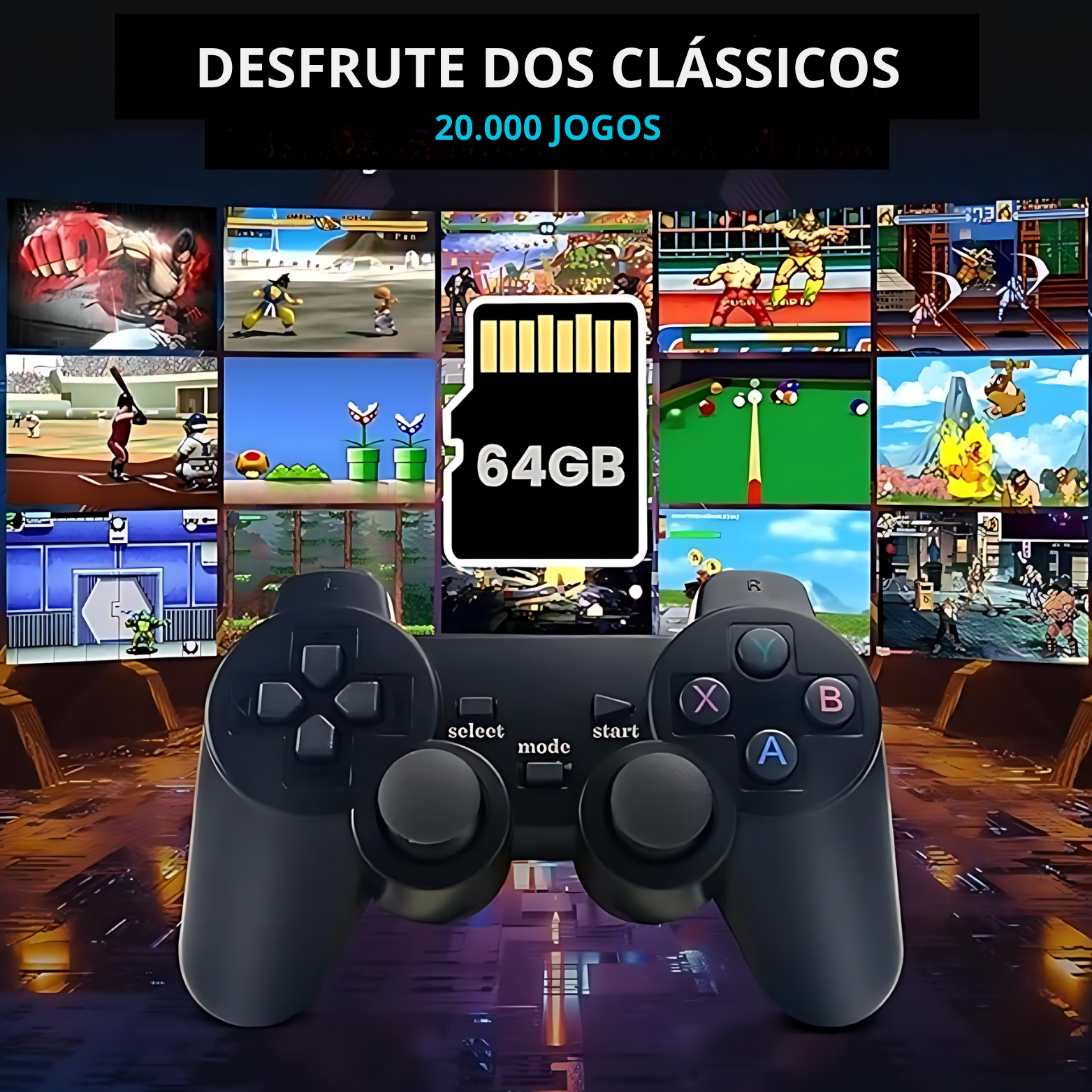 GameStick: Consola Retro com 20.000 Jogos