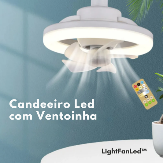 LightFanLed™ | Candeeiro Led e Ventoinha