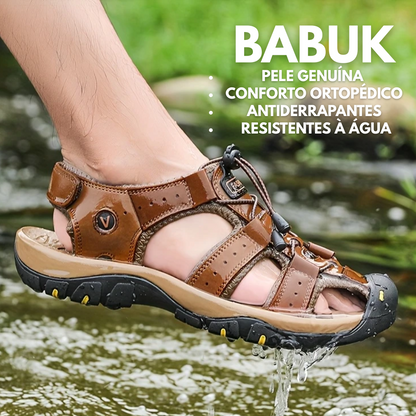 Babuk™ | Sandálias Ortopédicas em Pele