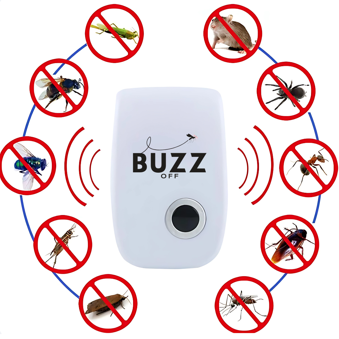 BuzzOff™ | Repelente elétrico de pragas domésticas