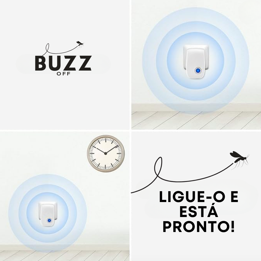 BuzzOff™ | Repelente elétrico de pragas domésticas