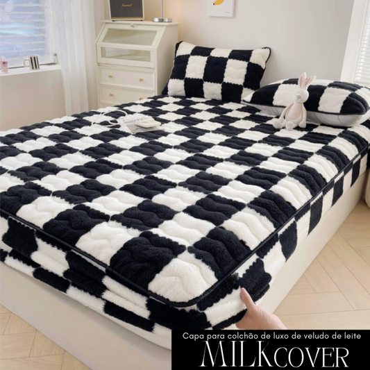 MilkCover | Capa para colchão de luxo de veludo de leite