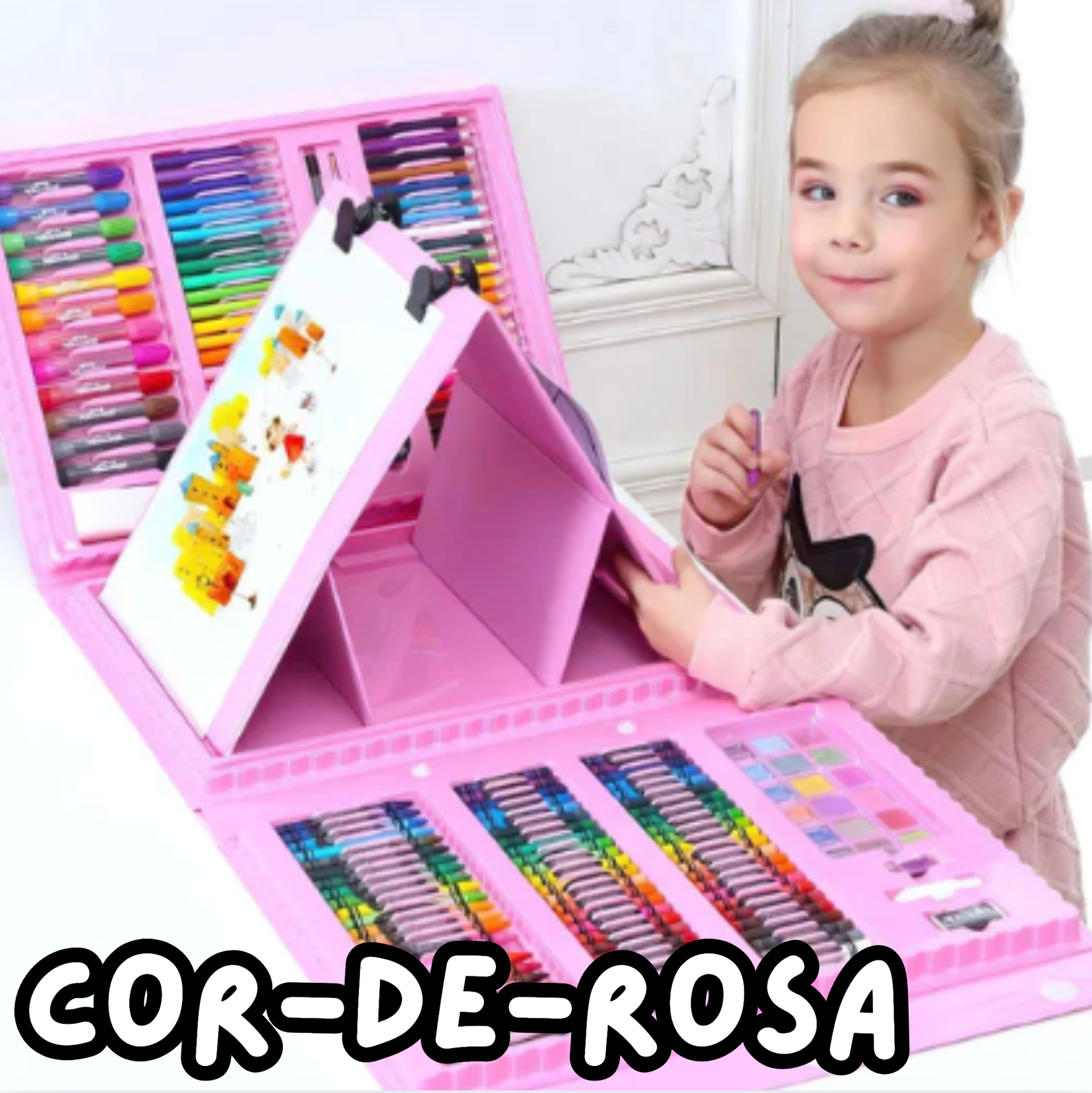 Mega Conjunto de Pintura para Crianças