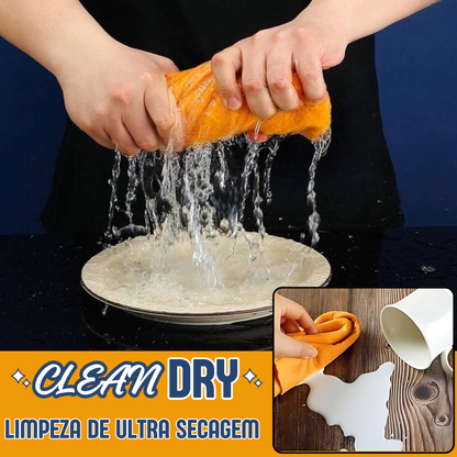 Clean&Dry: Panos de limpeza de ultra secagem