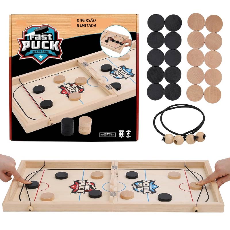 FastPuck | Um Jogo de Tabuleiro de Habilidade e Velocidade
