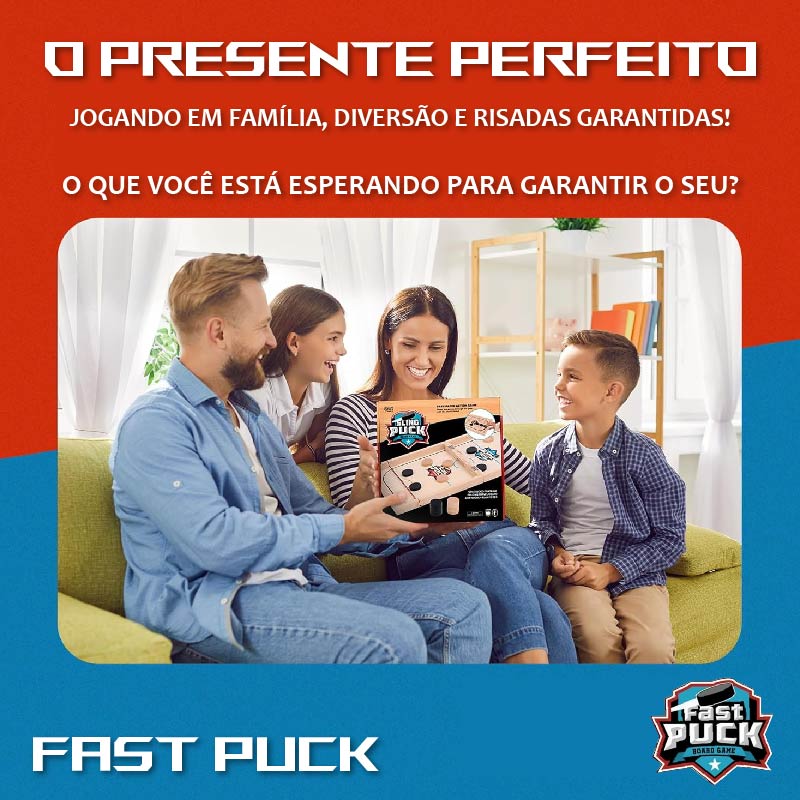 FastPuck | Um Jogo de Tabuleiro de Habilidade e Velocidade