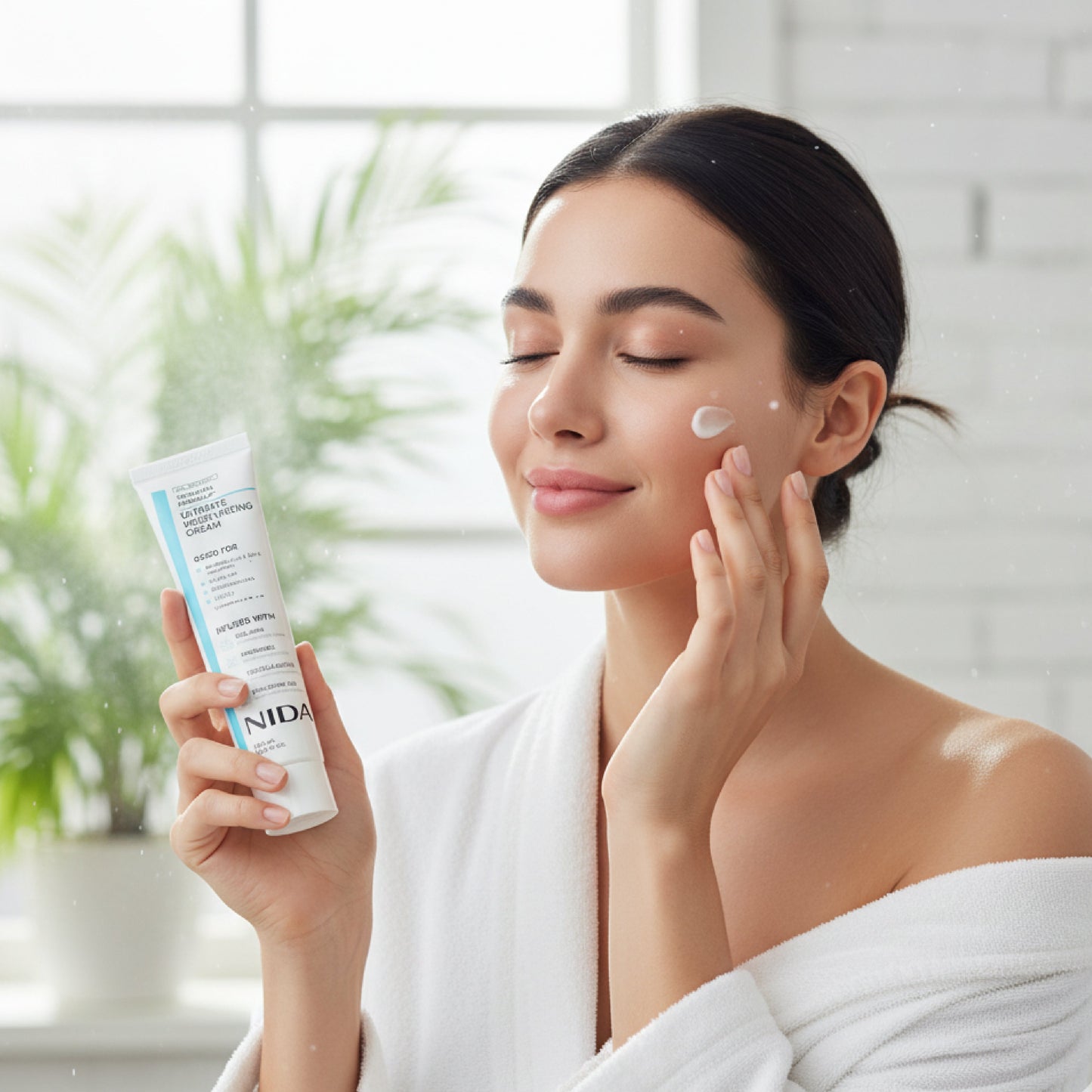 Nida: Creme hidratante com ácido hialurónico e glicerina