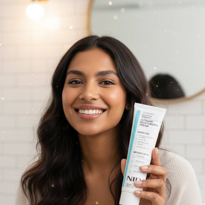 Nida: Creme hidratante com ácido hialurónico e glicerina