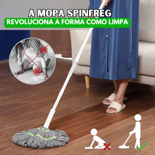 SpinFreg™ | Mopa giratória de ultra-secagem