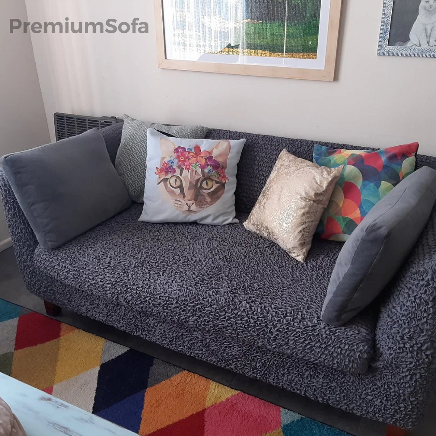 PremiumSofa: Capa de sofá adaptável