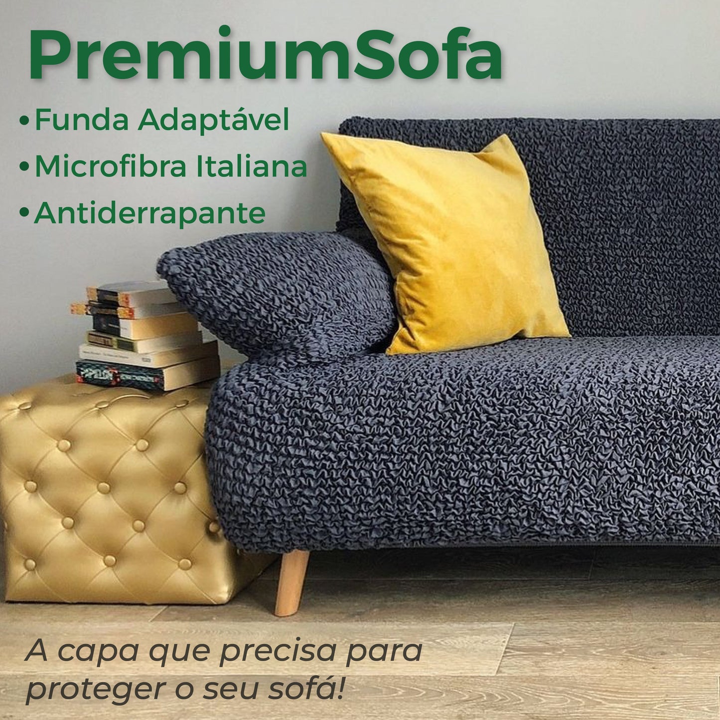 PremiumSofa: Capa de sofá adaptável